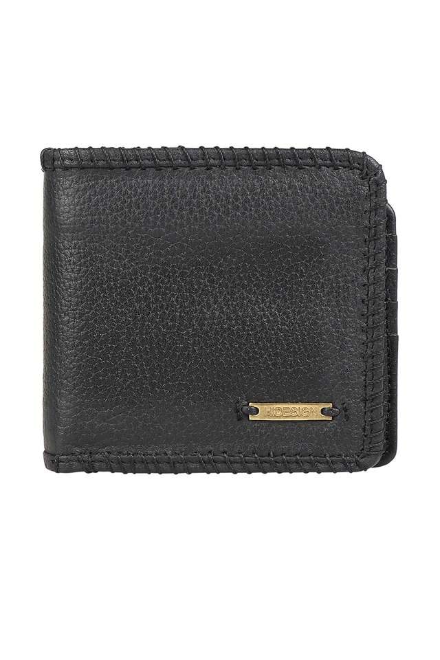 Solid-Leather-Mens-Casual-Bi-Fold-Wallet