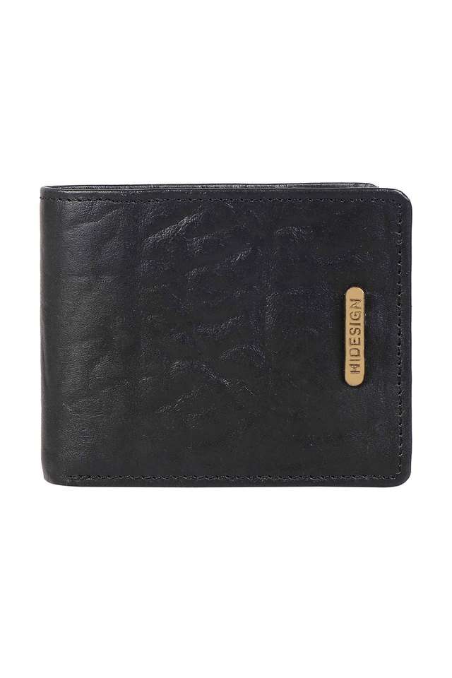 Solid-Leather-Mens-Casual-Bi-Fold-Wallet
