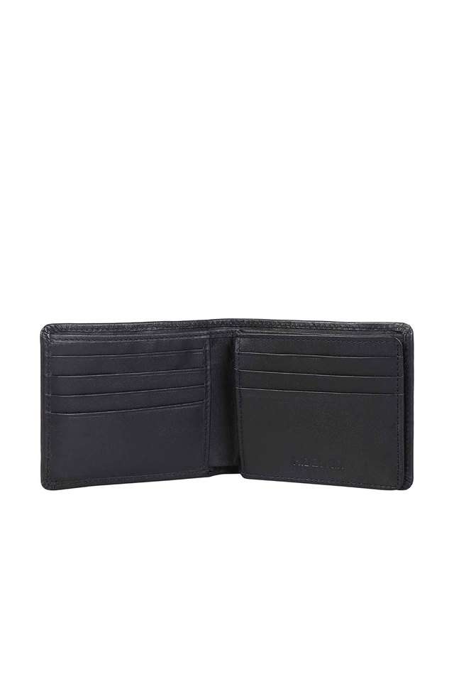 Solid-Leather-Mens-Casual-Bi-Fold-Wallet
