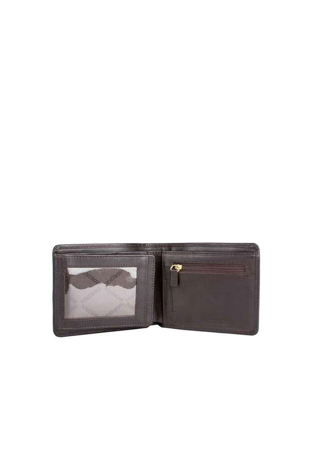 Solid-Leather-Mens-Casual-Bi-Fold-Wallet