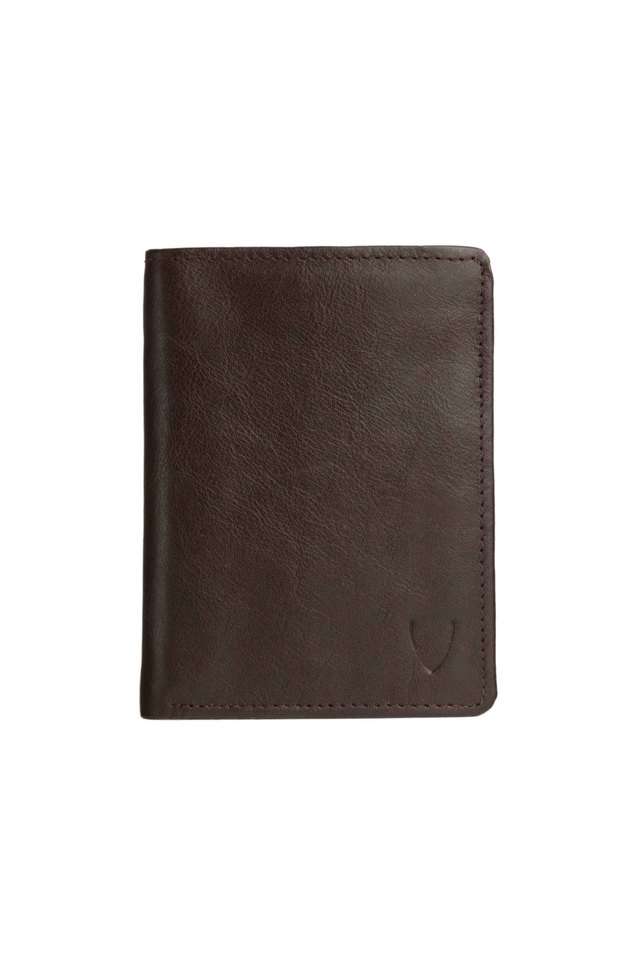 Solid-Leather-Mens-Casual-Bi-Fold-Wallet