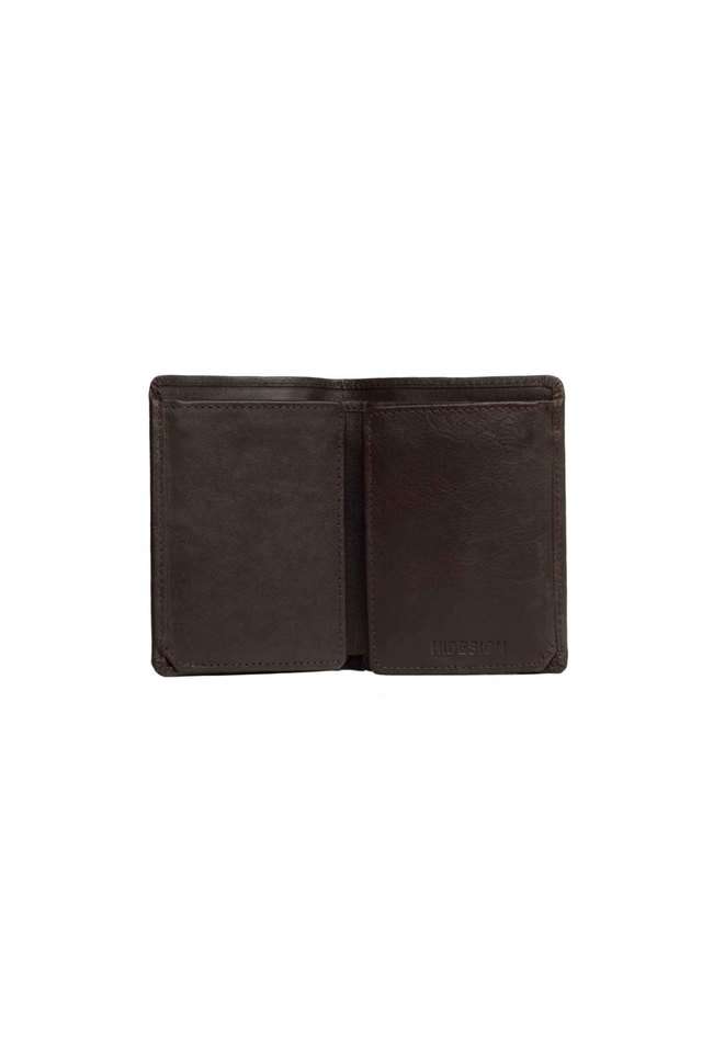 Solid-Leather-Mens-Casual-Bi-Fold-Wallet