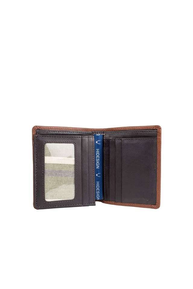Solid-Leather-Mens-Casual-Bi-Fold-Wallet