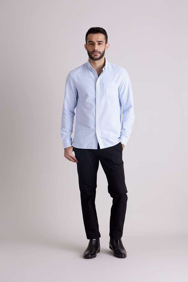 Stripes-Cotton-Regular-Fit-Men-s-Casual-Shirt
