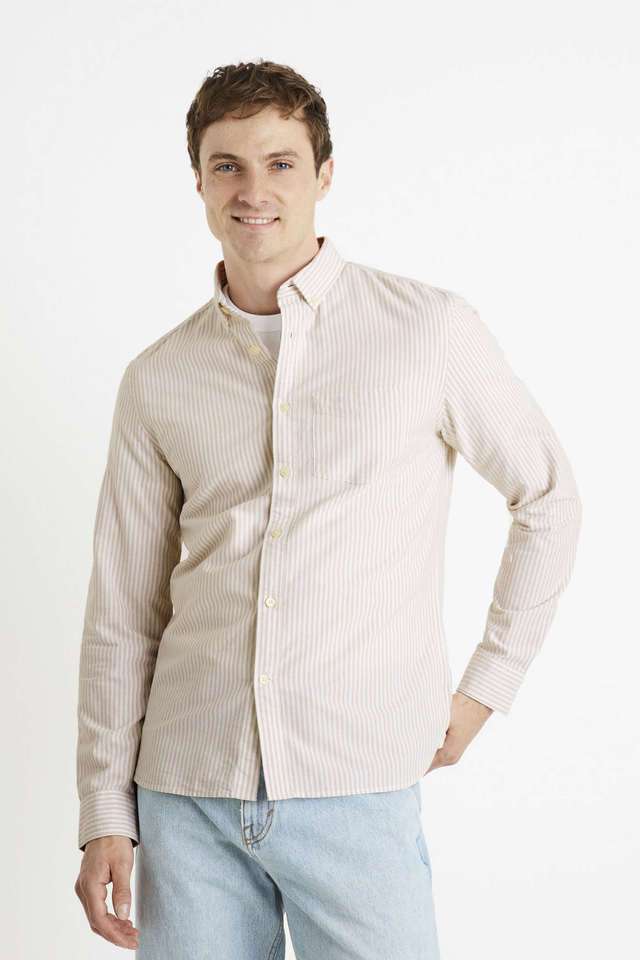 Stripes-Cotton-Regular-Fit-Men-s-Casual-Shirt