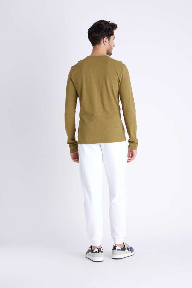 Solid-Cotton-Regular-Fit-Men-s-T-Shirt