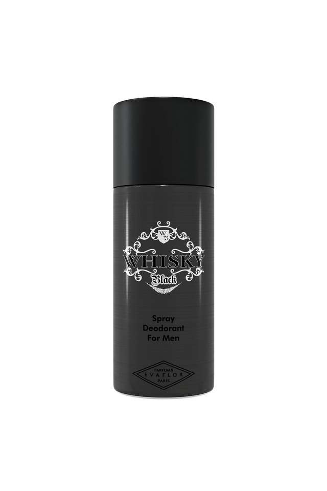Whisky-Black-Deodorant-Spray-For-Men---150-ml -Floral -Warm-&-Spicy-Fragrance
