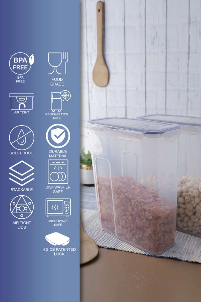 Rectangular-Slender-Container-with-Flip-Top-Lid---3.4L