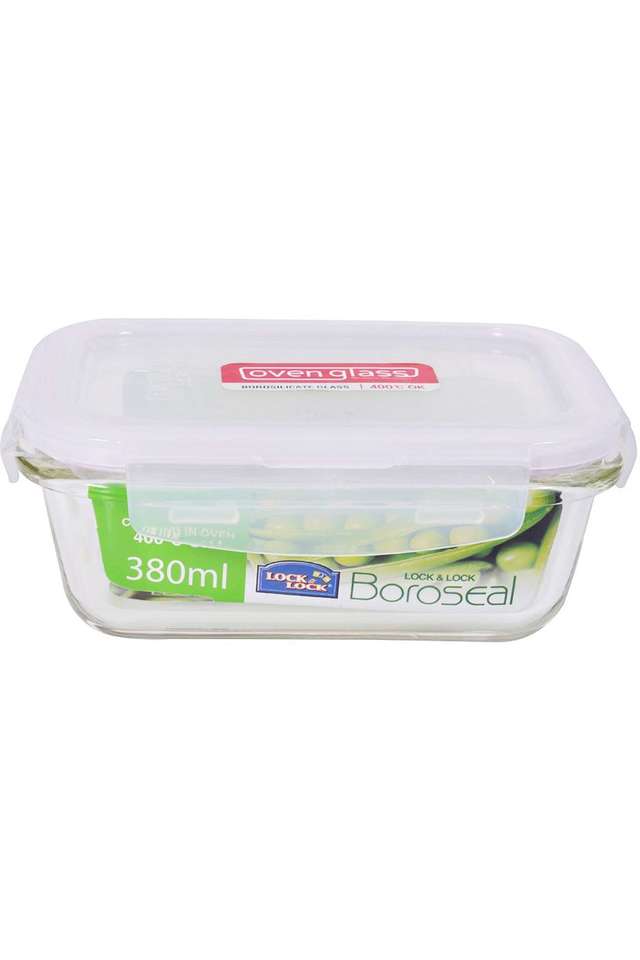 Airtight-Heat-Resistant-Glass-Rectangular-Storage-Box-with-Lid---380ml