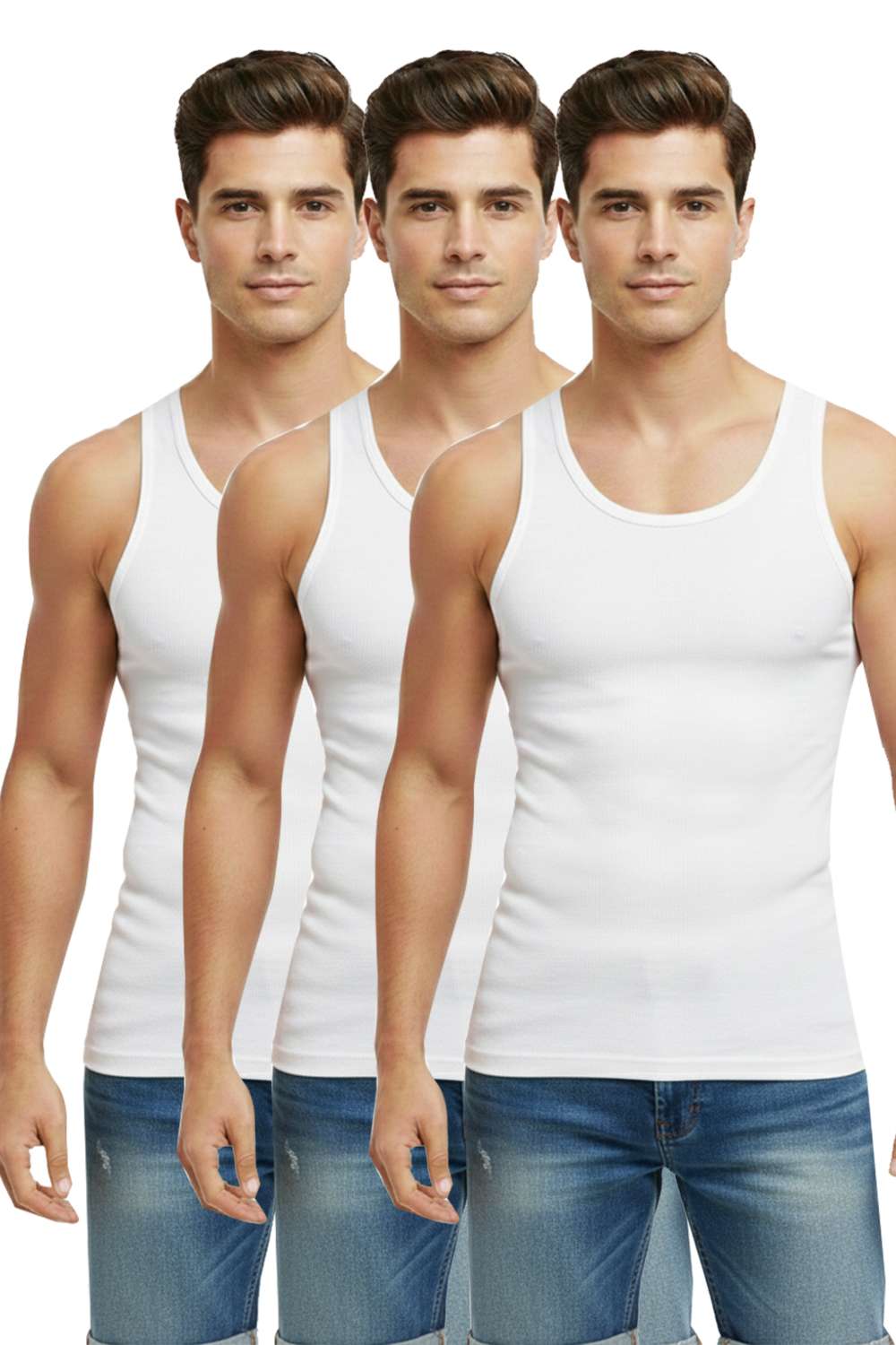 Solid-Blended-Fabric-Regular-Fit-Men-s-Vests