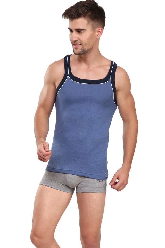 Men-s-Stretch-Solid-Vest