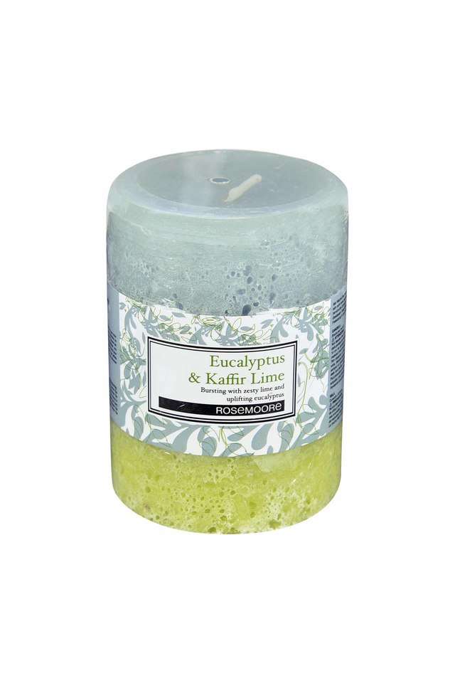 Scented-Pillar-Candle-Eucalyptus-&-Kaffir-Lime---340-gms