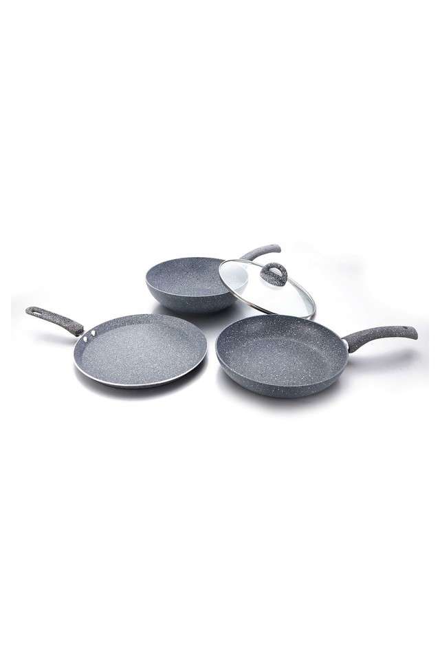 Granite-Non-Stick-4-Piece-Cookware-Set-Grey