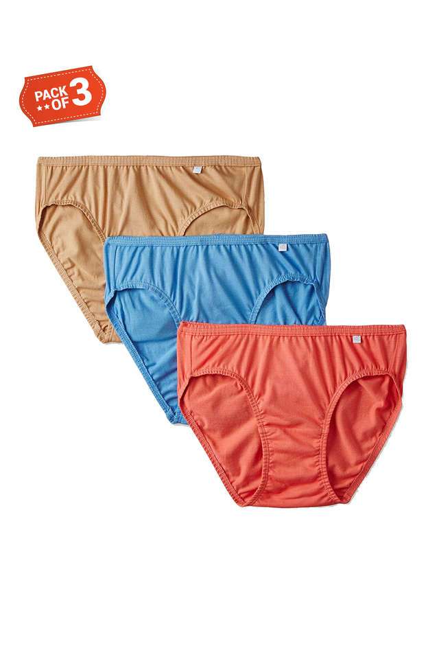 Women-s-Low-Rise-Solid-Bikini-Briefs---Assorted-Pack-Of-3
