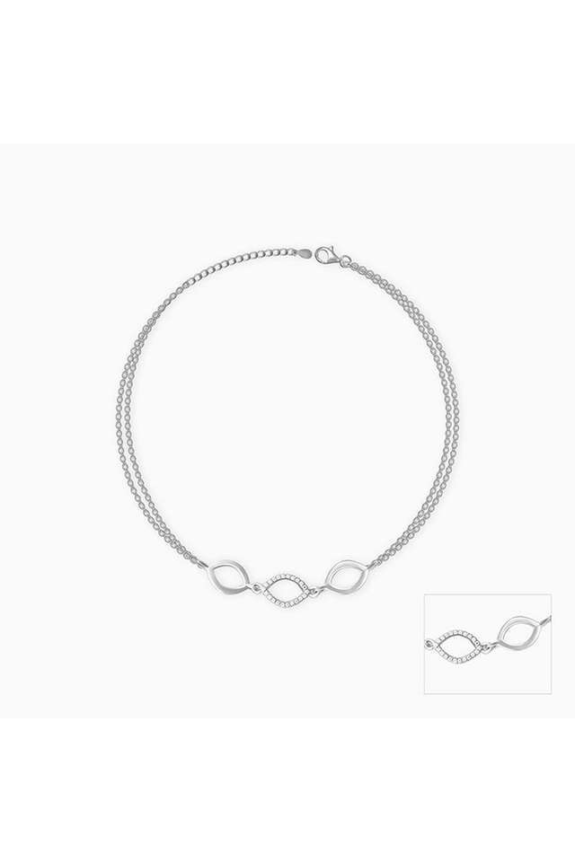 Silver-Triple-Marquis-Anklet
