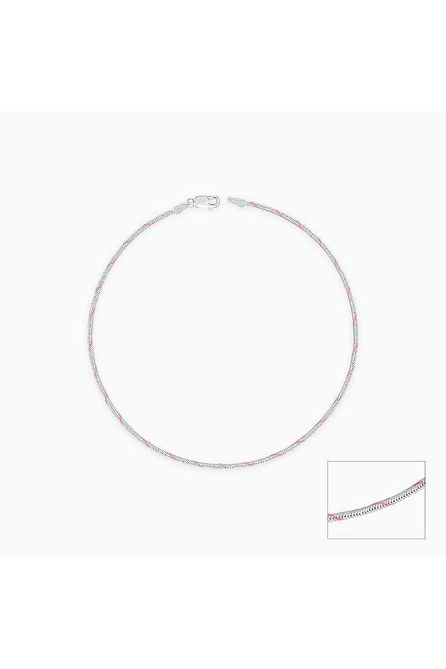 Rose-Gold-and-Silver-Snake-Chain-Anklet