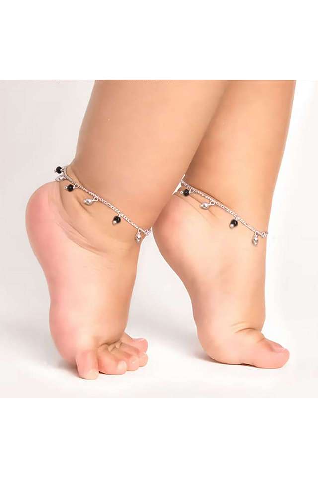 Silver-Love-Of-The-Beads-Kids-Anklet