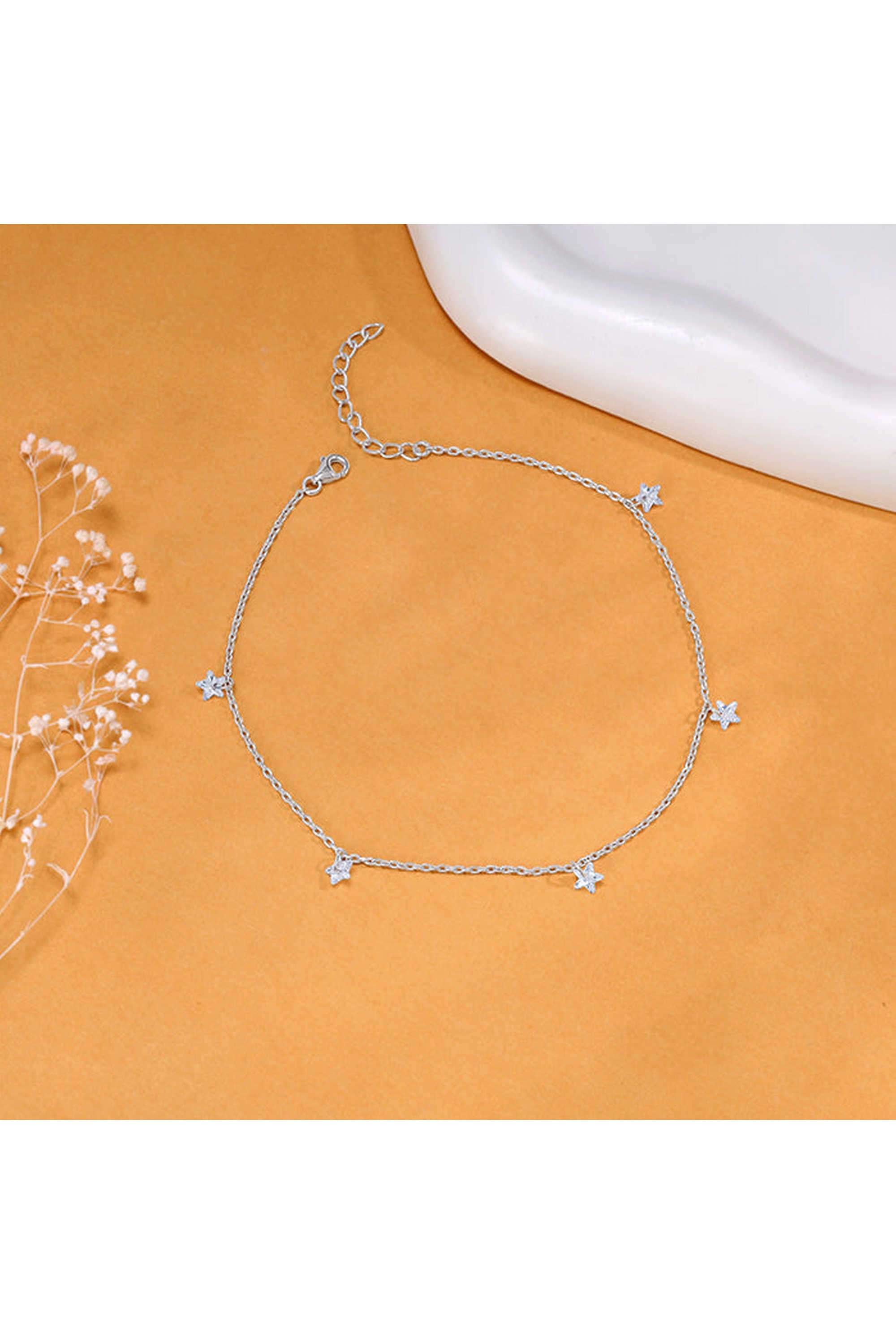 Classic-Collection-Silver-Party-Wear-Anklets-Women