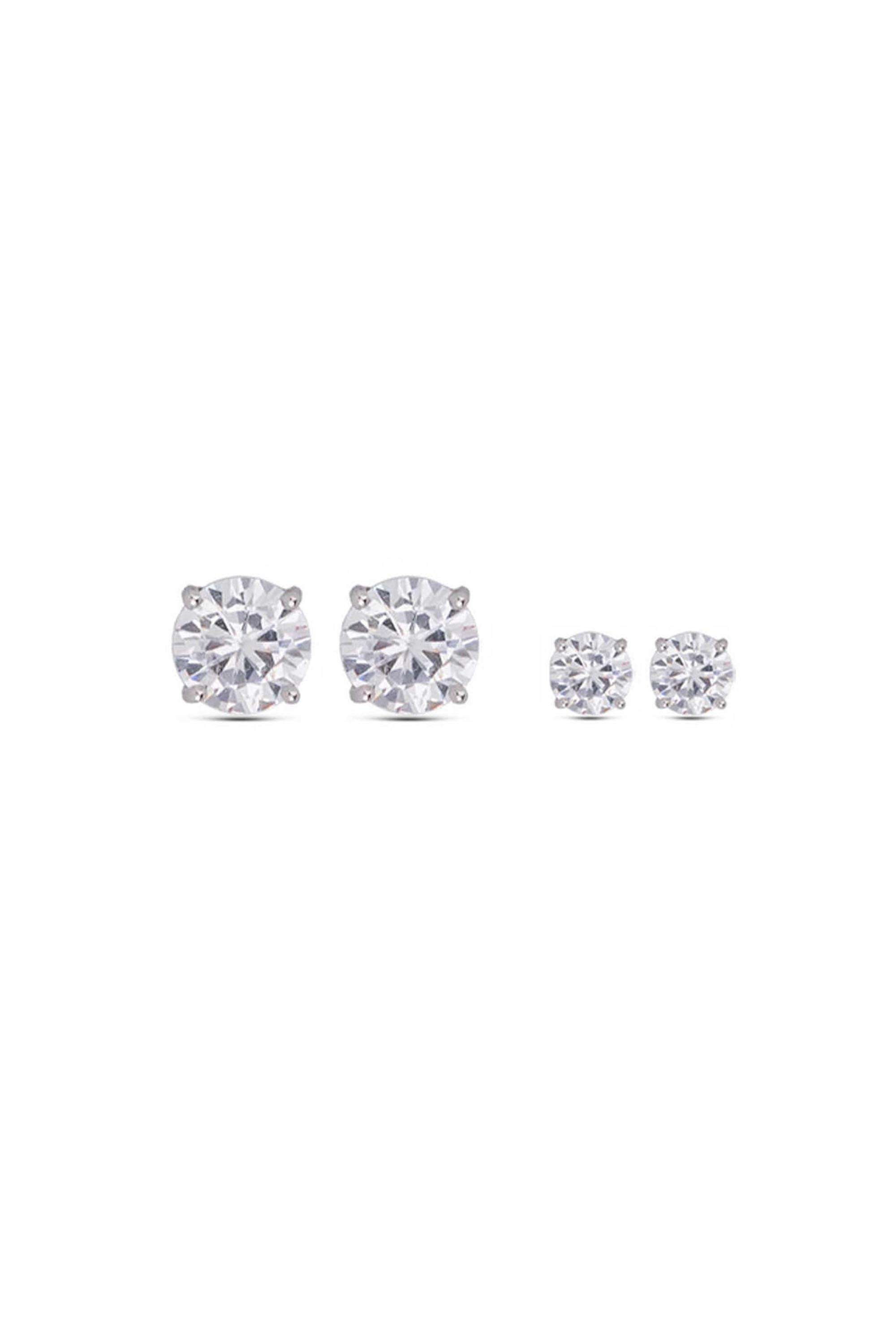925-Silver-Hypoallergenic-Classic-CZ-Stud-Earrings-4mm-Screw-Back