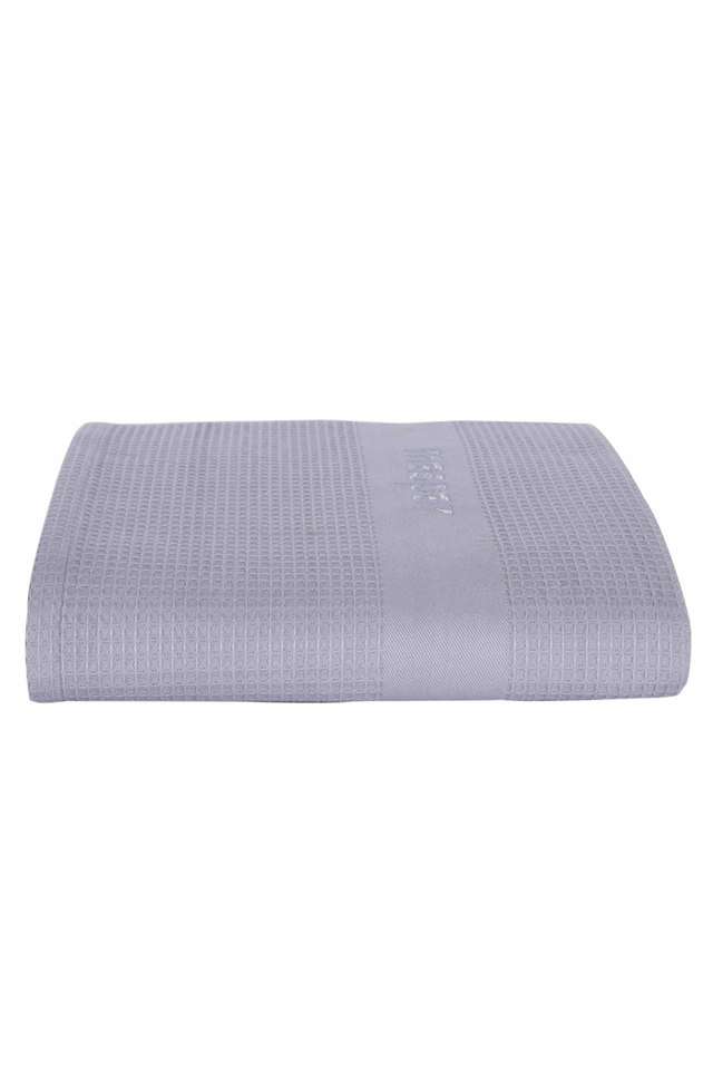 Catalina-Cotton-240GSM-Grey-Waffle-Medium-Bath-Towel