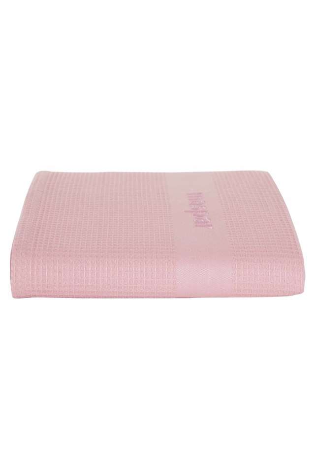Catalina-Cotton-240GSM-Pink-Waffle-Medium-Bath-Towel
