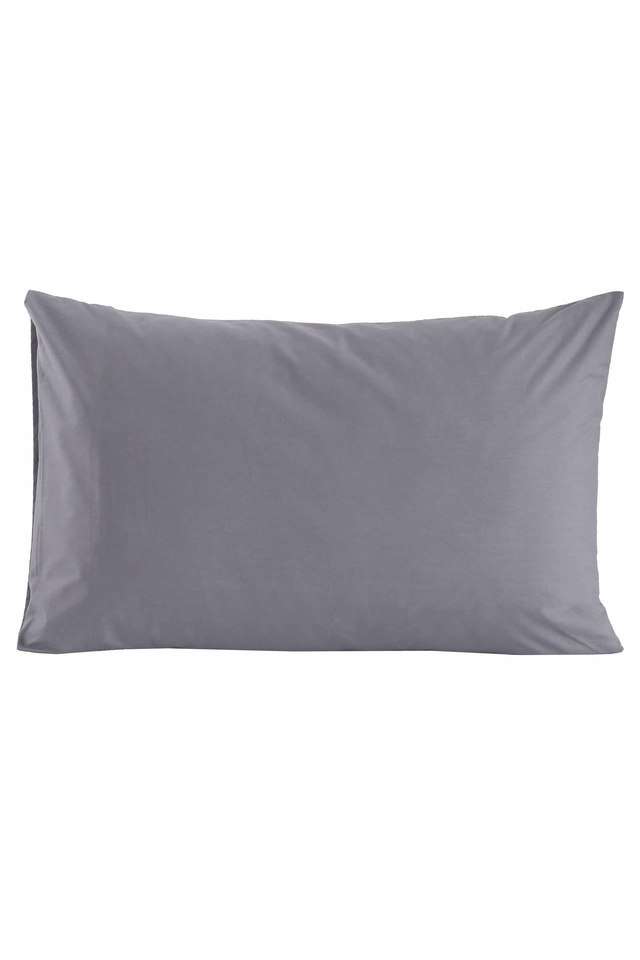 200-TC-Cotton-Grey-Set-of-2-Pillow-Covers