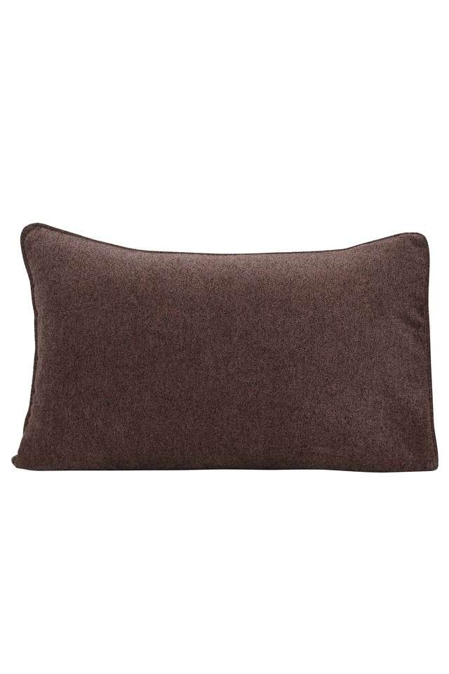 Colorart-Charlotte-200-TC-Yarn-Dyed-Texture-Brown-Standard-Pillow-Case-Set-Of-2