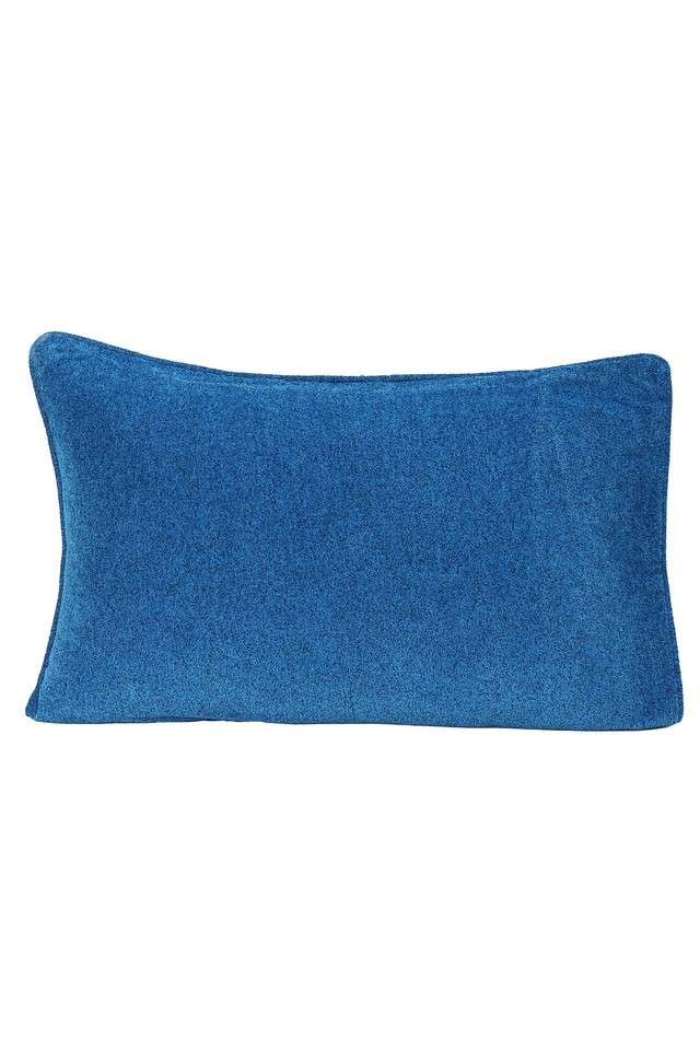 Colorart-Charlotte-200-TC-Yarn-Dyed-Texture-Blue-Standard-Pillow-Case-Set-Of-2