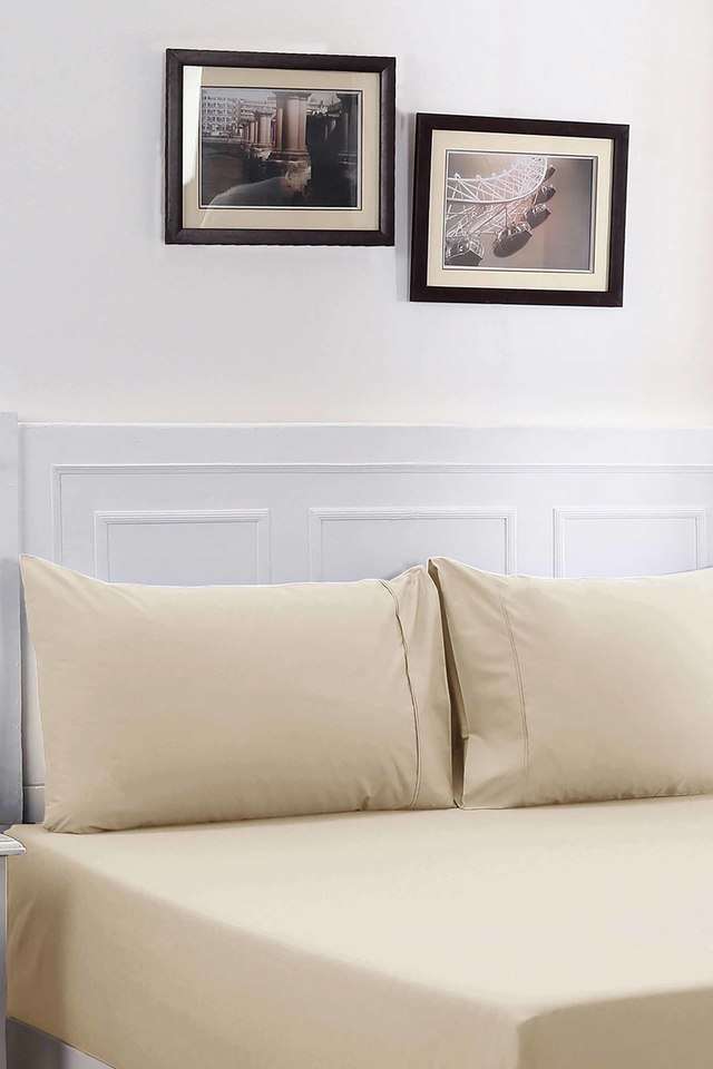 200TC-Cotton-Single-Fitted-Sheet-With-1-Pillow-Cover