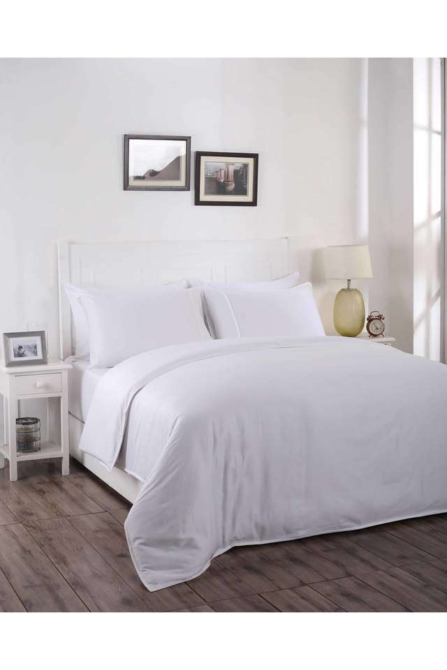 Viola-300TC-Cotton-White-Solid-Single-Duvet-Cover-with-1-Pillow-Case
