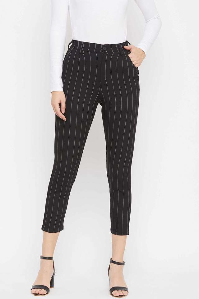 crimsoune club Women's Black Striped Trouser-picture-26