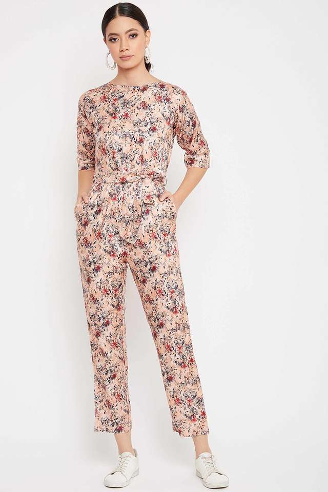 crimsoune club Women's Orange Printed Jumpsuit-picture-25