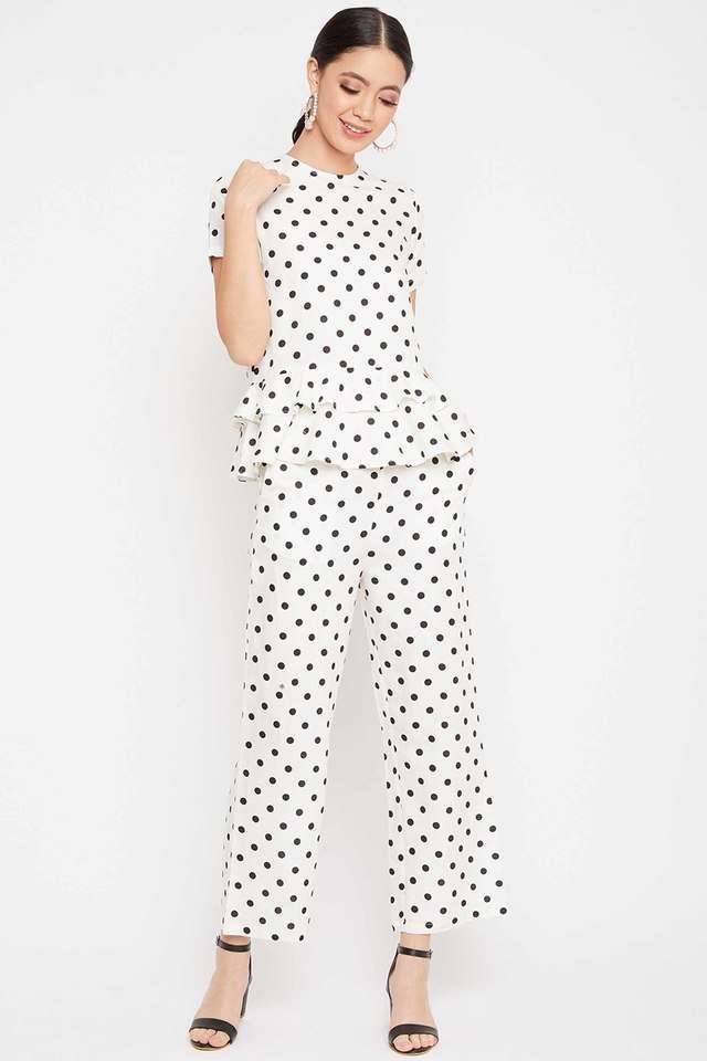 crimsoune club Women's White Printed Set Co-Ord-picture-16