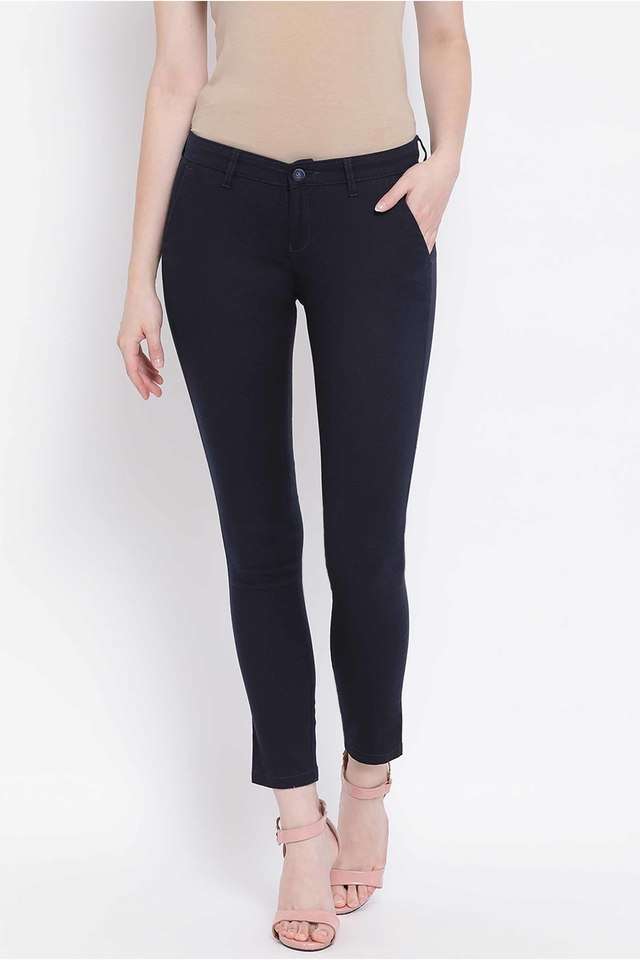 crimsoune club Womens Slim Fit Solid Trousers-picture-17