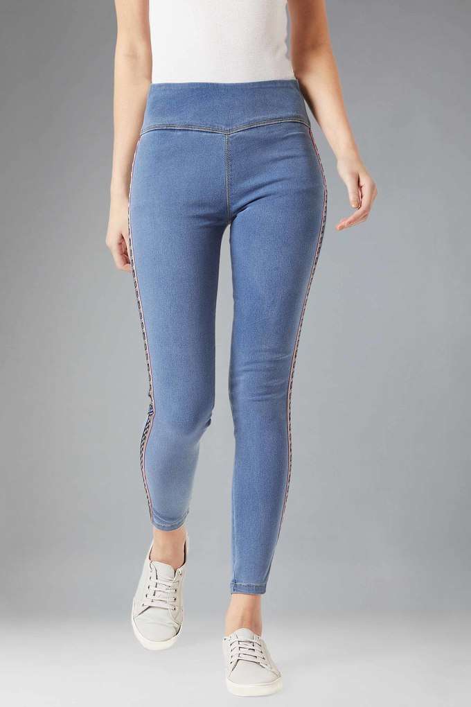dolce crudo Women's Creativity Takes Courage Twill Jeggings-picture-38