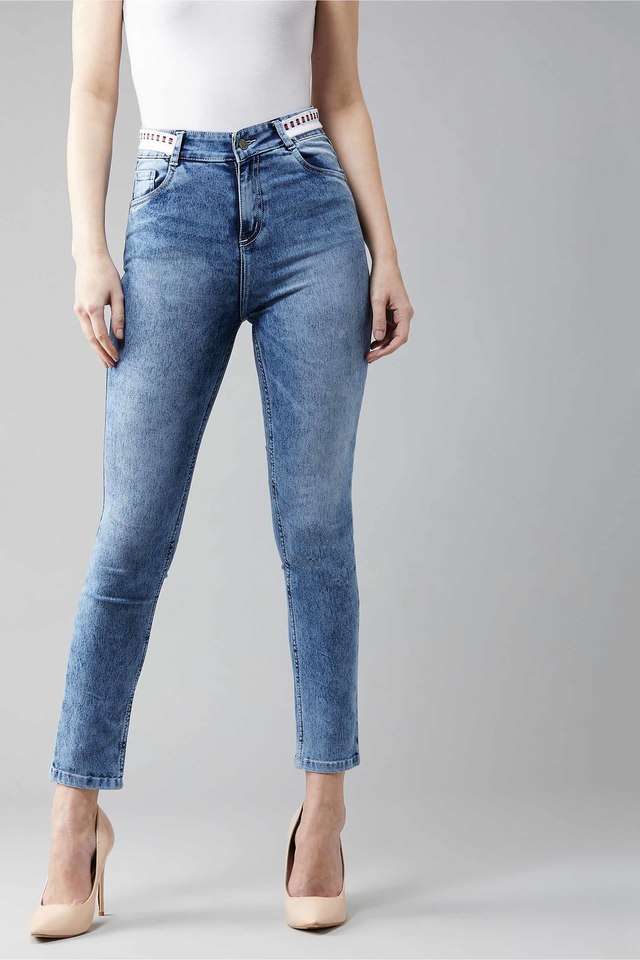 dolce crudo Womens Slim Fit Saturday Night Cloud Wash Jeans-picture-13