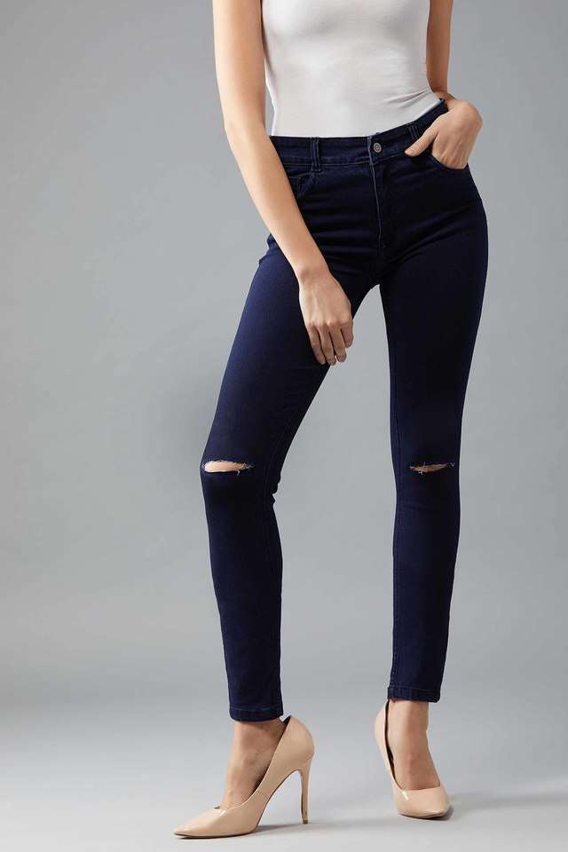 dolce crudo Women's Regular Fit Boosted Beauty Skinny Jeans Navy Blue-picture-33