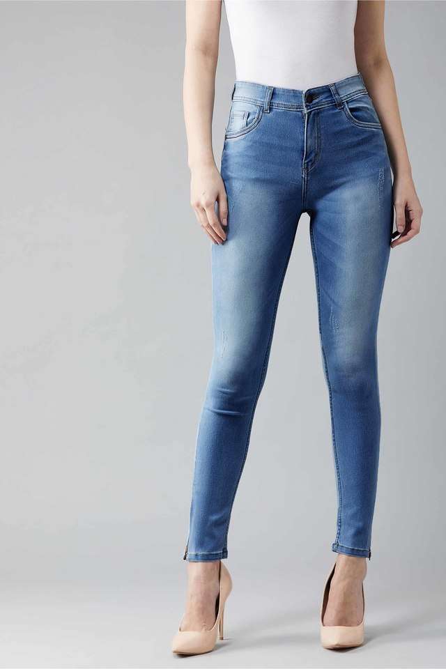 dolce crudo Women's Skinny Fit Lost Star Zipper Jeans-picture-21