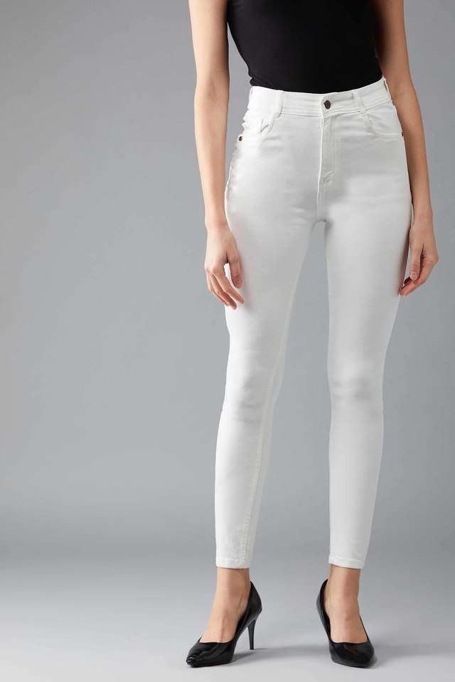 dolce crudo Women's Regular Fit Cloudnine Skinny Fit Jeans White-picture-27