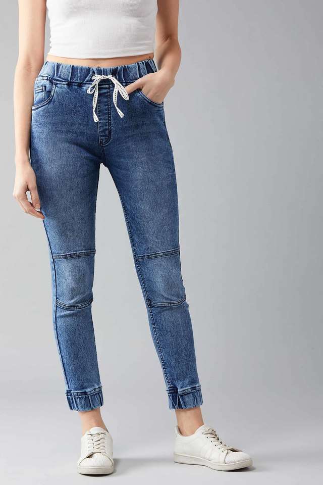 dolce crudo Mid Rise Denim Regular Fit Women Joggers-picture-34