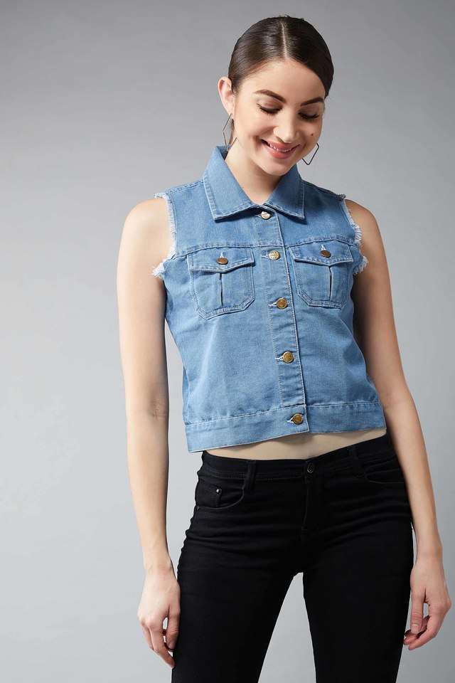 dolce crudo Solid Collared Cotton Women Casual Wear Jacket-picture-11