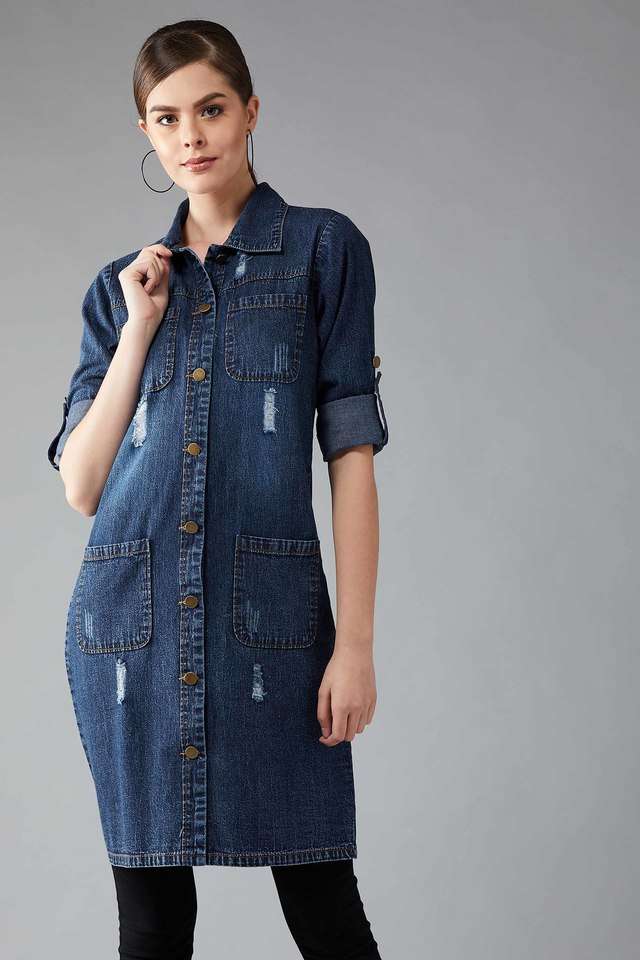 Solid Collared Cotton Women Casual Wear Jacket