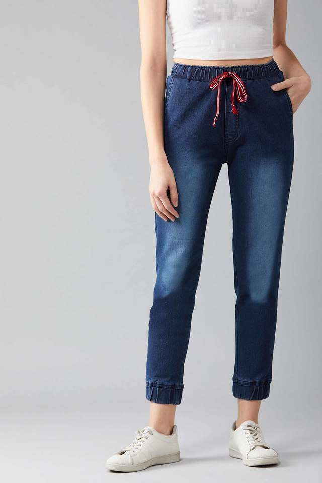 dolce crudo Mid Rise Denim Regular Fit Women Joggers-picture-28