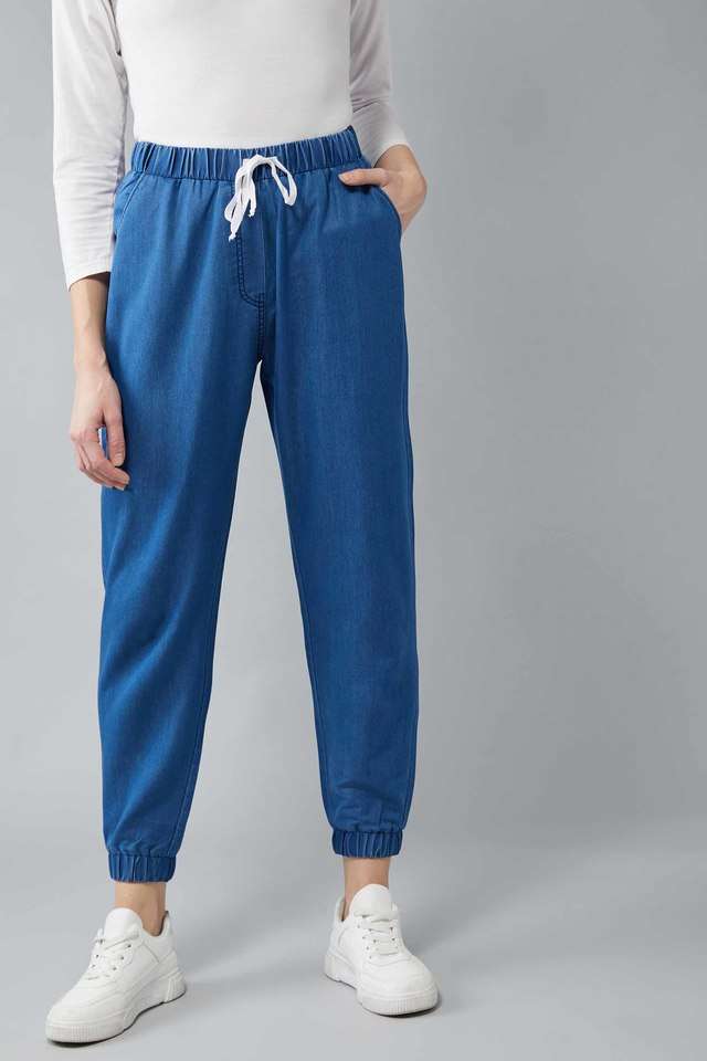 dolce crudo Mid Rise Denim Regular Fit Women Joggers-picture-26