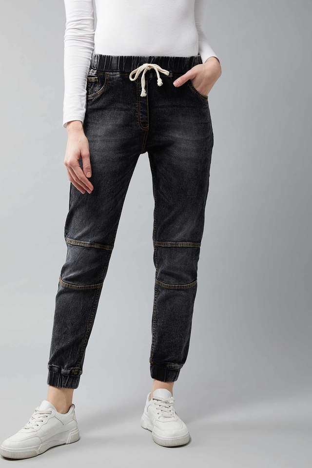 dolce crudo Mid Rise Denim Regular Fit Women Joggers-picture-34