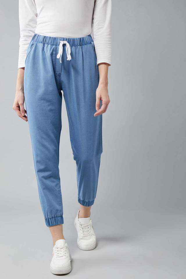 dolce crudo Mid Rise Denim Regular Fit Women Joggers-picture-19