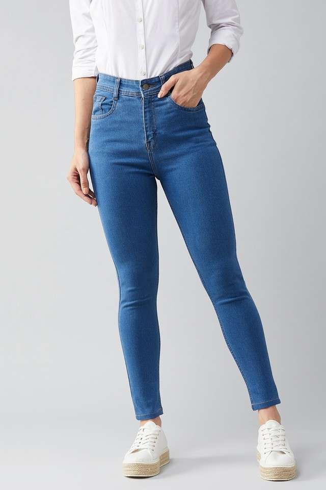 dolce crudo Women's Regular Fit Define Yourself High Waist Skinny Fit Jeans-picture-24