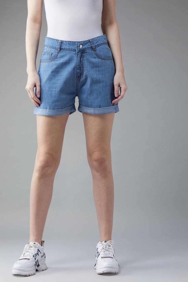 Women's With The Heart Denim Shorts-image-5