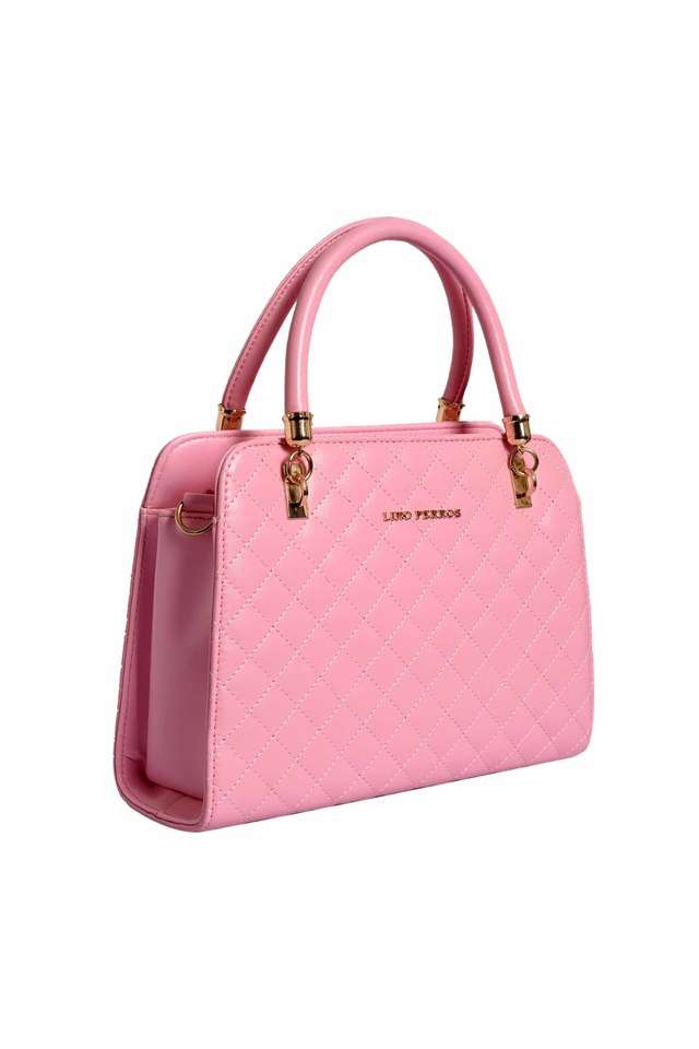 Womens-Light-Pink-Coloured-Satchel-Bag