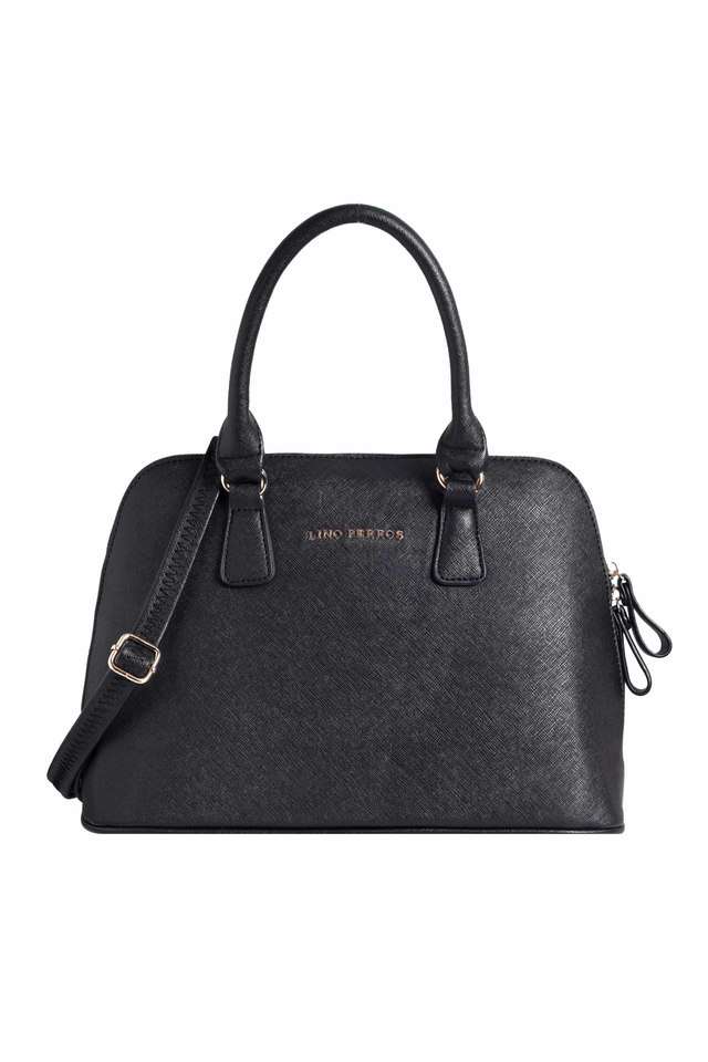 Womens-Black-Coloured-Satchel-Bag